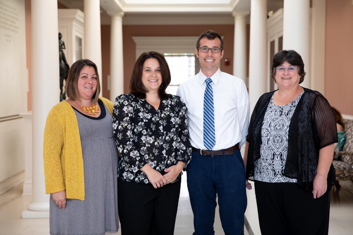 L to R: Stephanie Playton, Paula Leach, Ben Campbell and Virginia Lewis