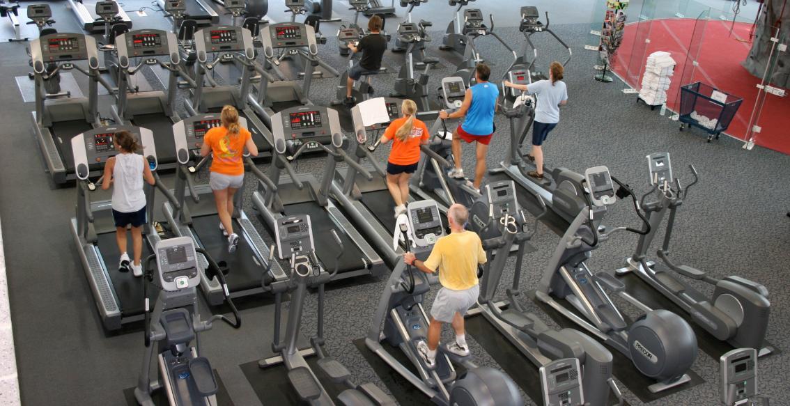 Gym at the Health and Fitness Center